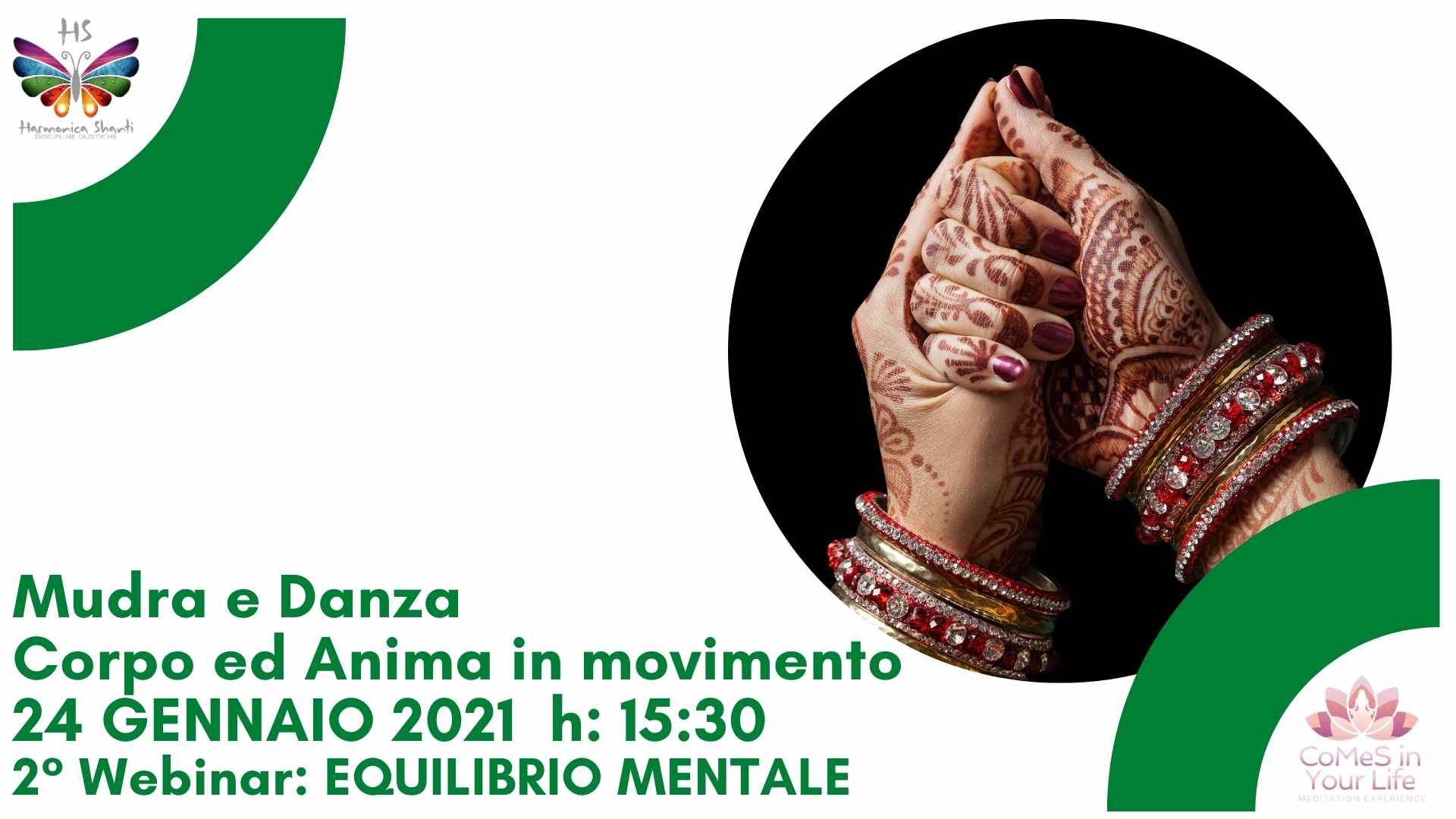 Mudra e Danza 2° WebinarCorpo ed Anima in movimento