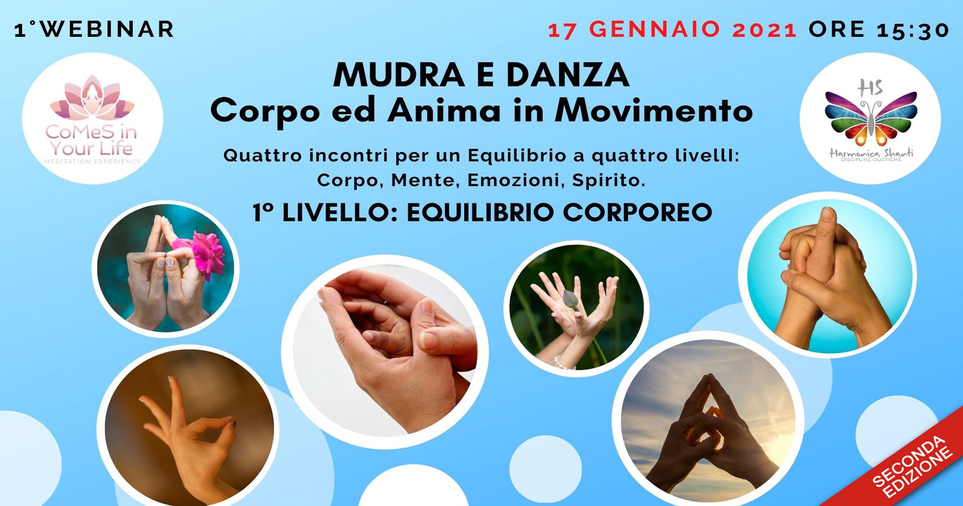 Mudra e Danza Corpo ed Anima in movimento